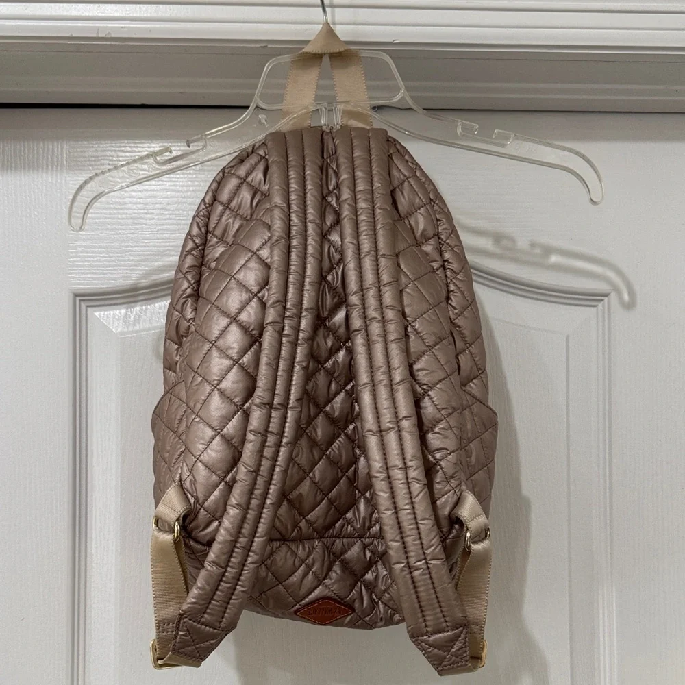 MZ Wallace Quilted Backpack in Pink - Picture 2 of 5